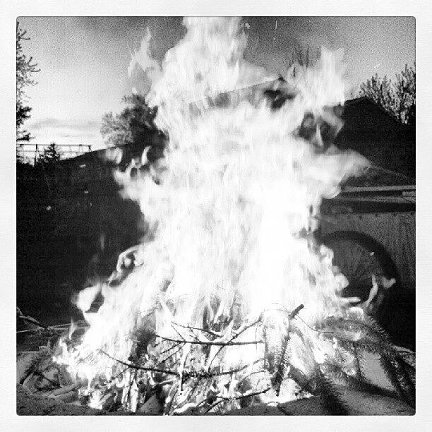 Mothers Day Bonfire With My Parents & Photograph by Teresa Mork
