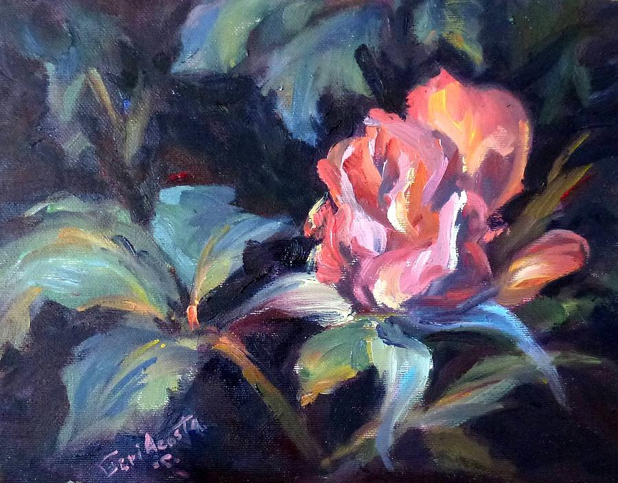 Impressionistic Painting - Mothers Day Rose by Geri Acosta