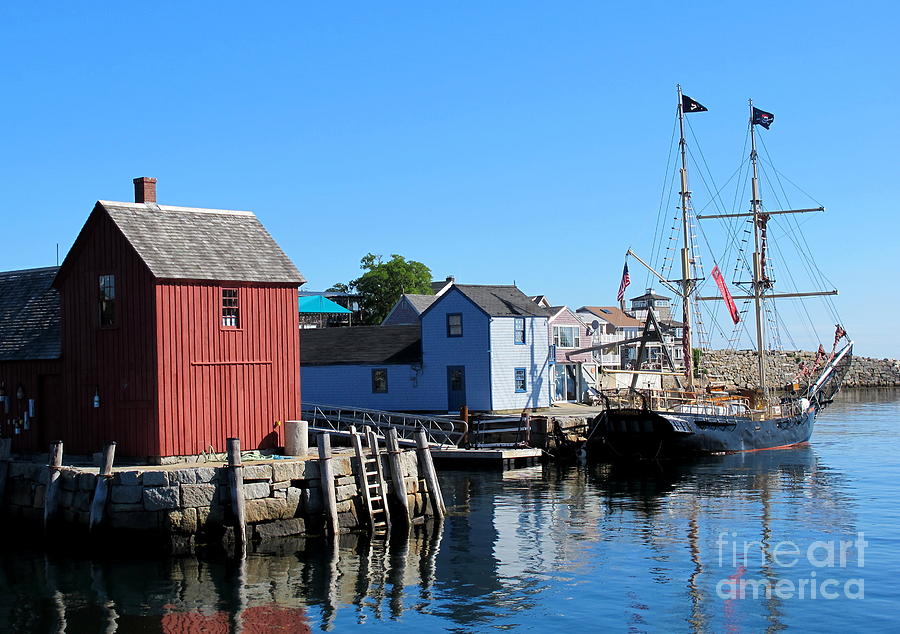 Motif  no1 with Pirate Ship Photograph by B Rossitto