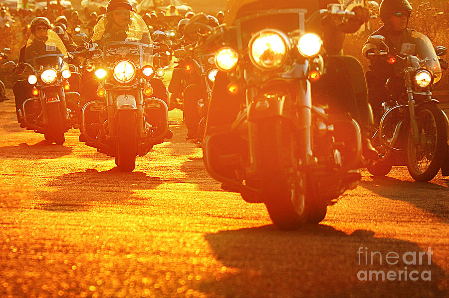 Motorcycle ride Photograph by Anna Om