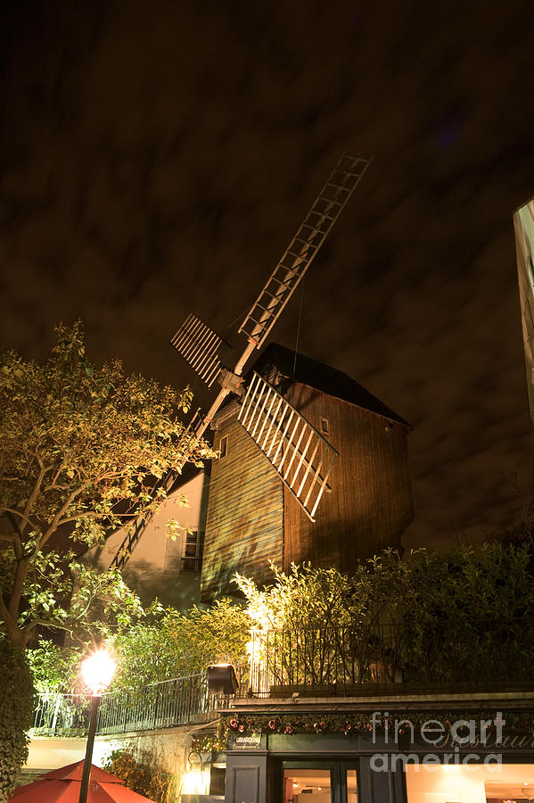 Moulin du Radet by night Photograph by Fabrizio Ruggeri