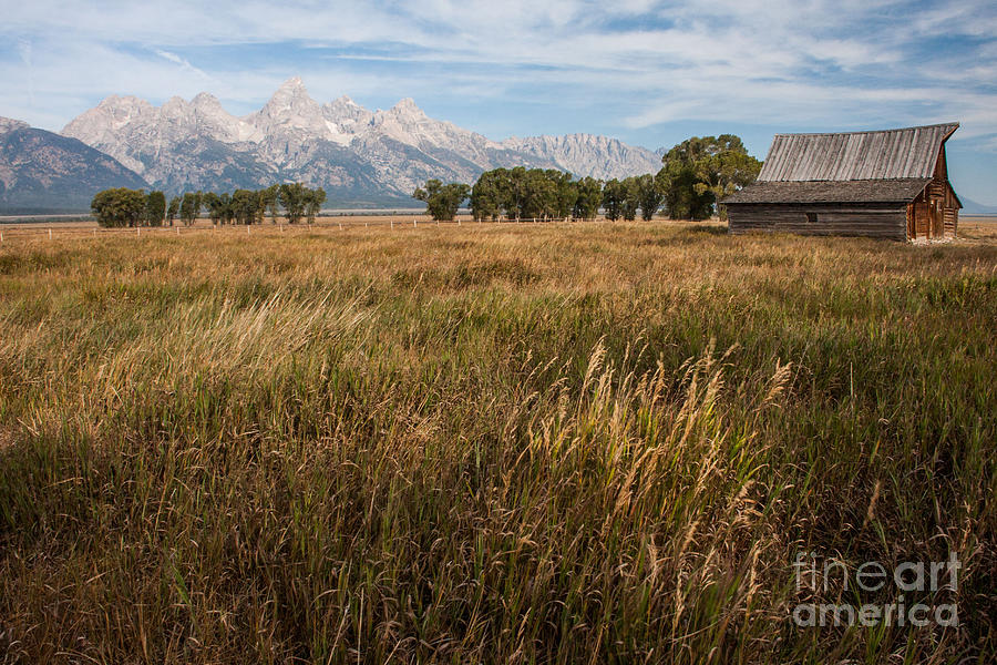Moulton Barn - Mormon Row - Grant Teton National Park - Late Summer 2012 -23 Photograph by Katie LaSalle-Lowery