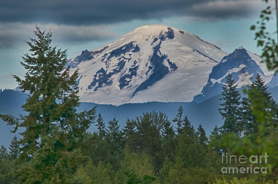 Mount Baker Photograph by James E Weaver