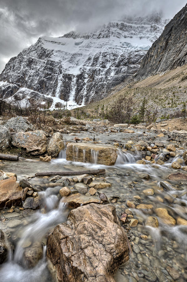 Nature Digital Art - Mount Edith Cavell by Mark Duffy