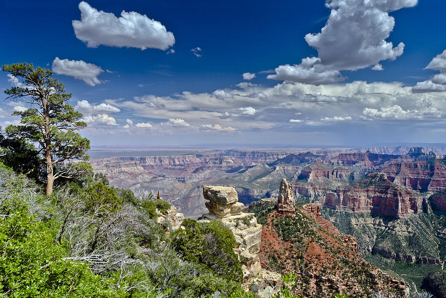 Mount Hayden from Point Imperial Grand Canyon Photograph by Gary Eason
