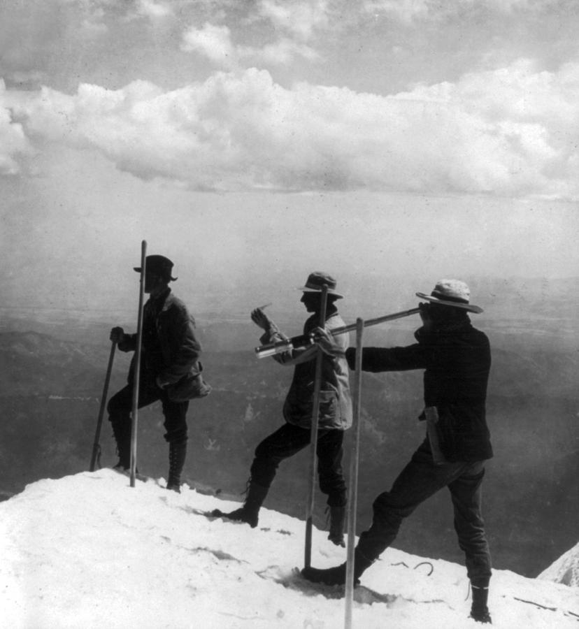 Mount Hood Summit - c 1904 Photograph by International  Images