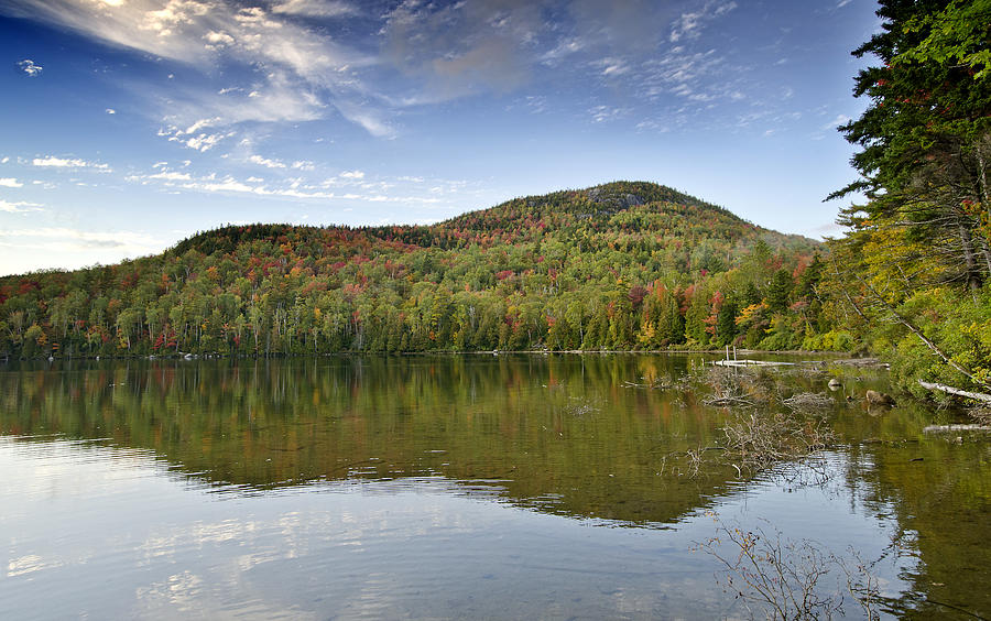 Mount Jo on Heart Lake in Adirondack Park - New York Photograph by ...