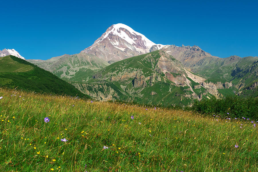 Mount Kazbek Photograph by Ivan Slosar