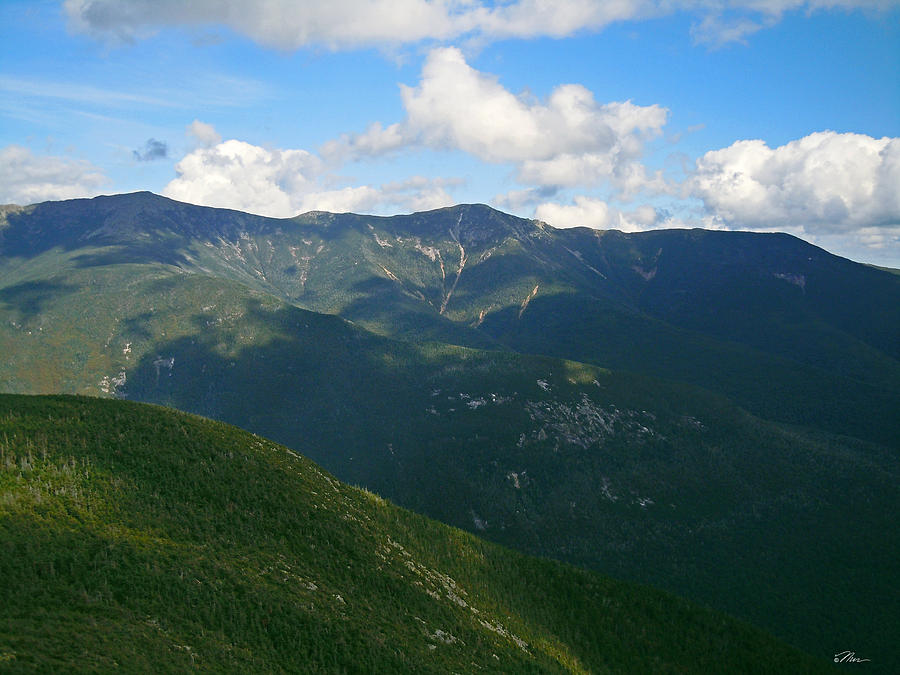 Mount LaFayette from top of Cannon Mountain Photograph by Nancy Griswold