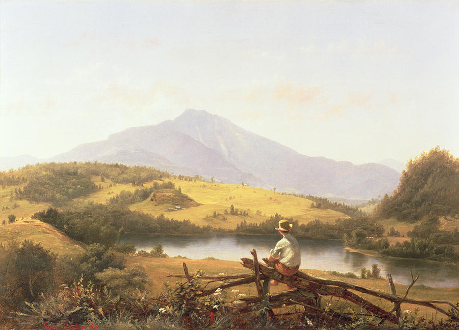 Mount Mansfield Painting by Jerome Thompson Fine Art America