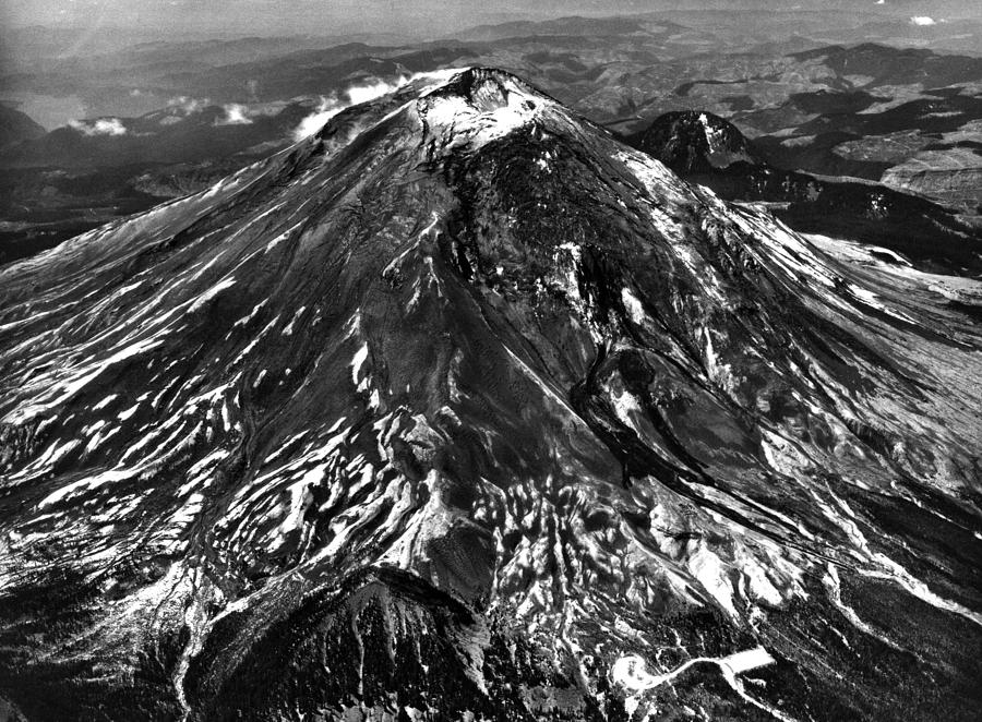 Mount Saint Helens In The Cascade Photograph by Everett - Fine Art America