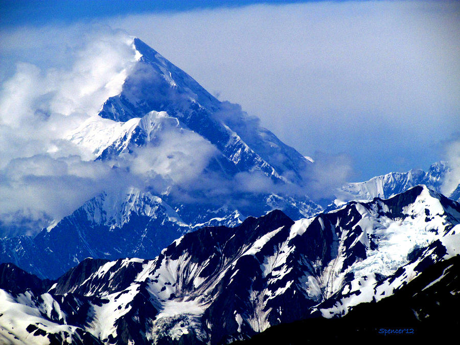 Mount St. Elias Photograph by T Guy Spencer