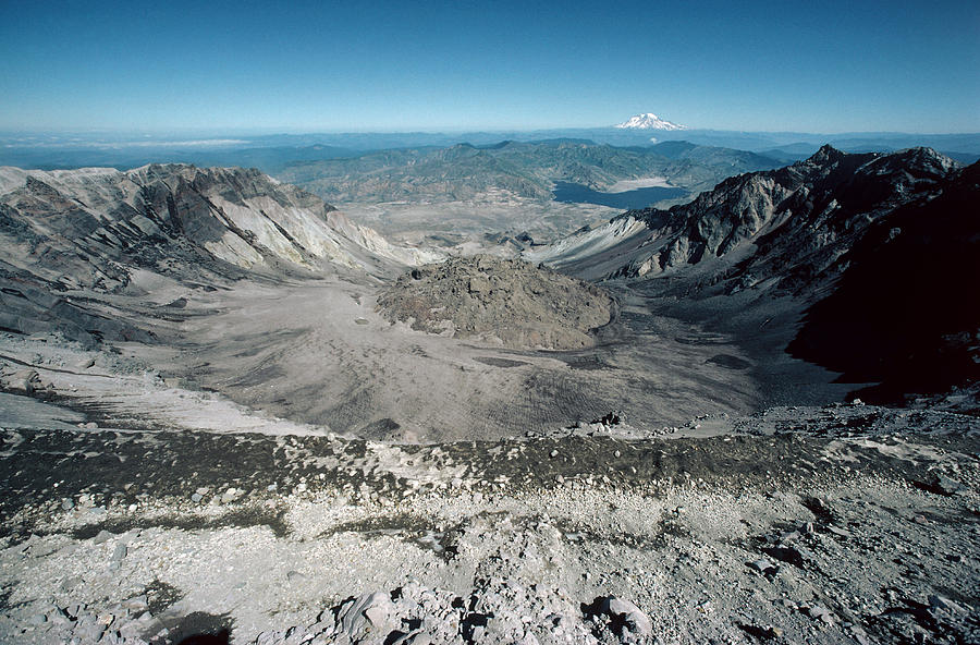 Nature Photograph - Mount St Helens Volcanic Crater, Usa by Dr Juerg Alean