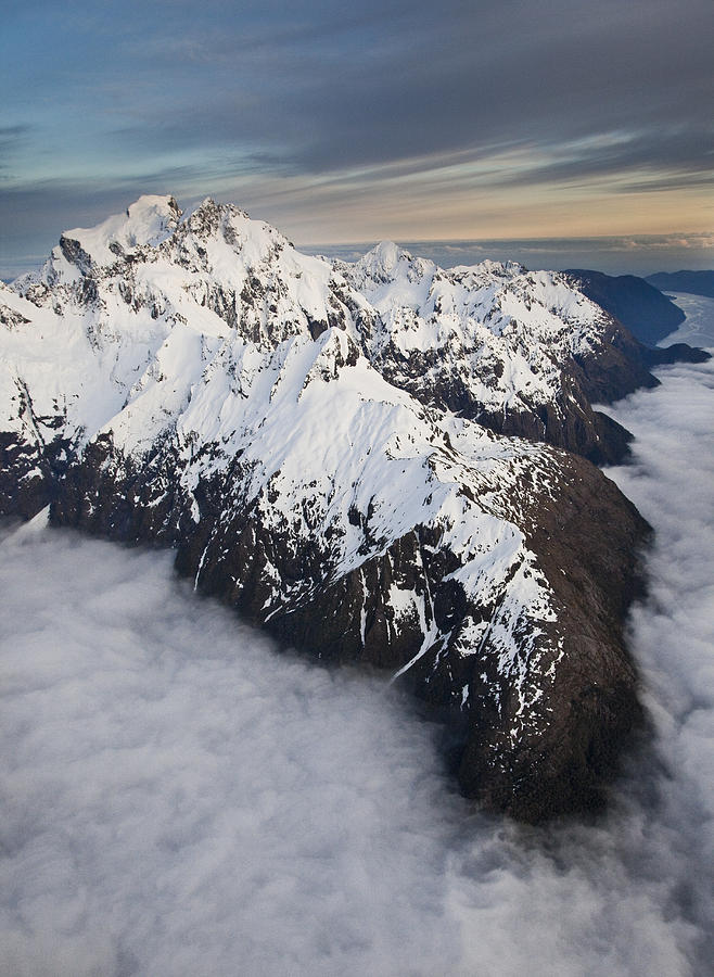 Mount Tutoko At Dawn In Fiordland Np Photograph by Colin Monteath