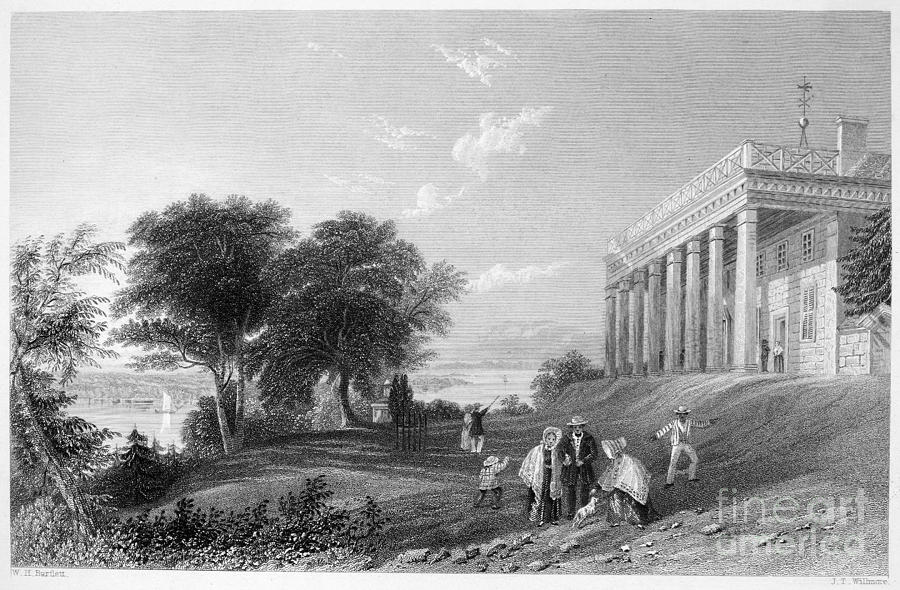 Mount Vernon, 1839 Photograph by Granger | Fine Art America