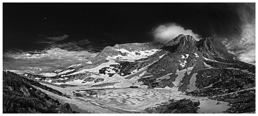 Mount Victor and Moon - Wind River Range Photograph by Luke Parsons ...