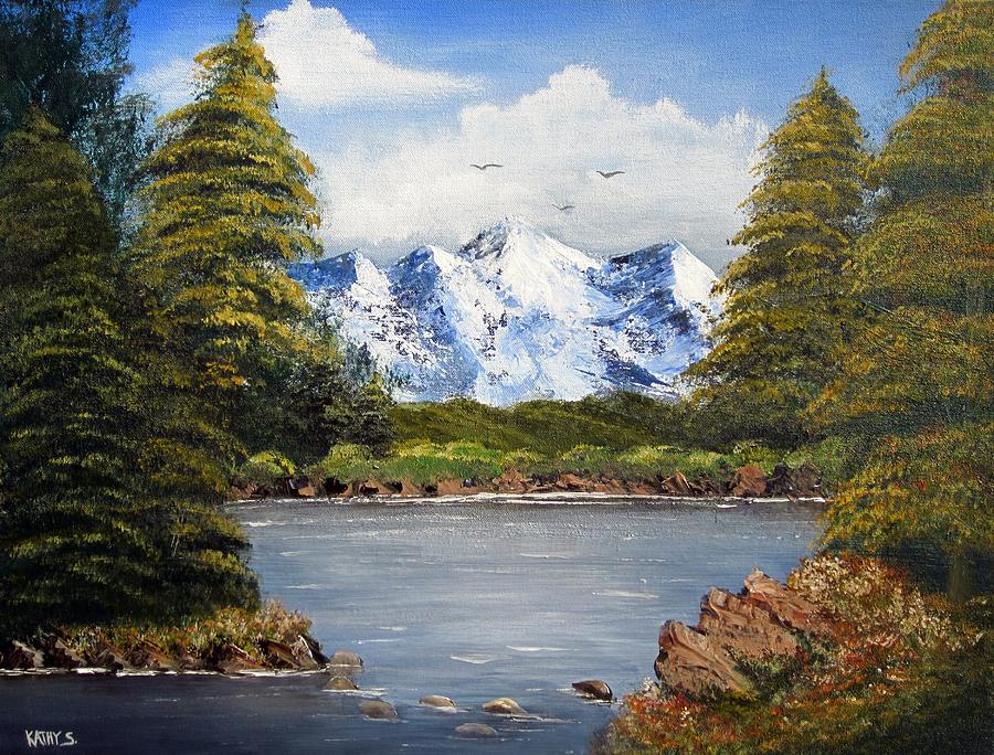Mountain Air Painting by Kathy Sheeran