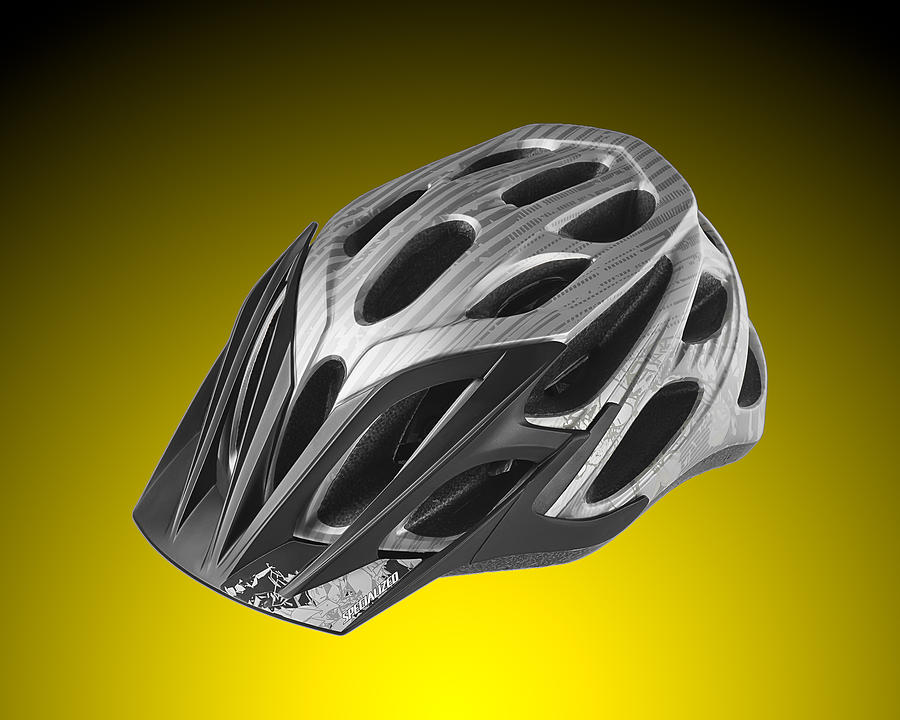 Shell Photograph - Mountain Bike Helmet by Noah Katz