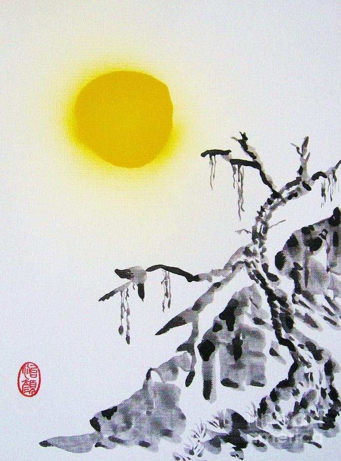 Mountain cuckoo at midday Painting by Thea Recuerdo