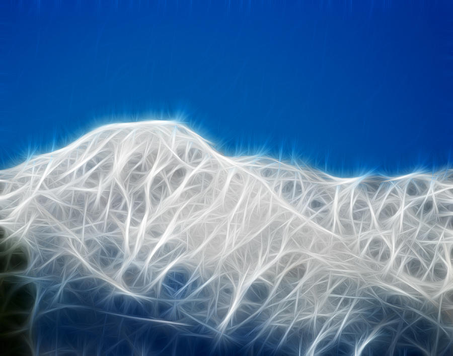 Mountain Fractalius Photograph by Maggy Marsh