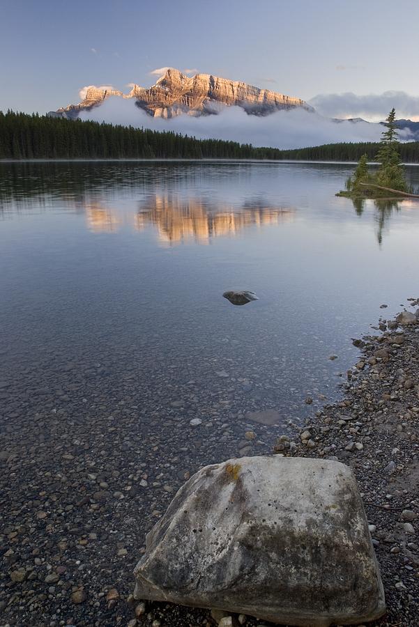 Mountain Lake, Banff National Park Photograph by Philippe Widling