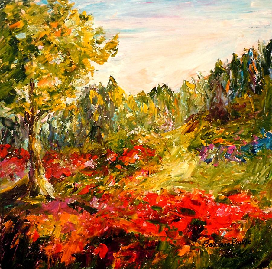 Mountain Meadow Painting by Barbara Pirkle - Fine Art America