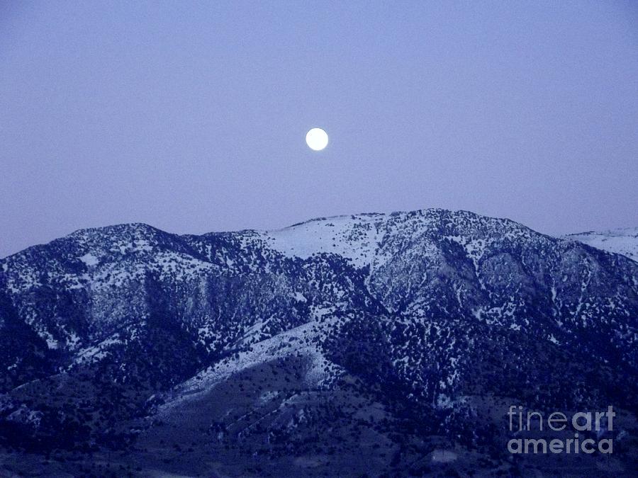 Mountain Photograph - Mountain Moonrise by Woody Wilson