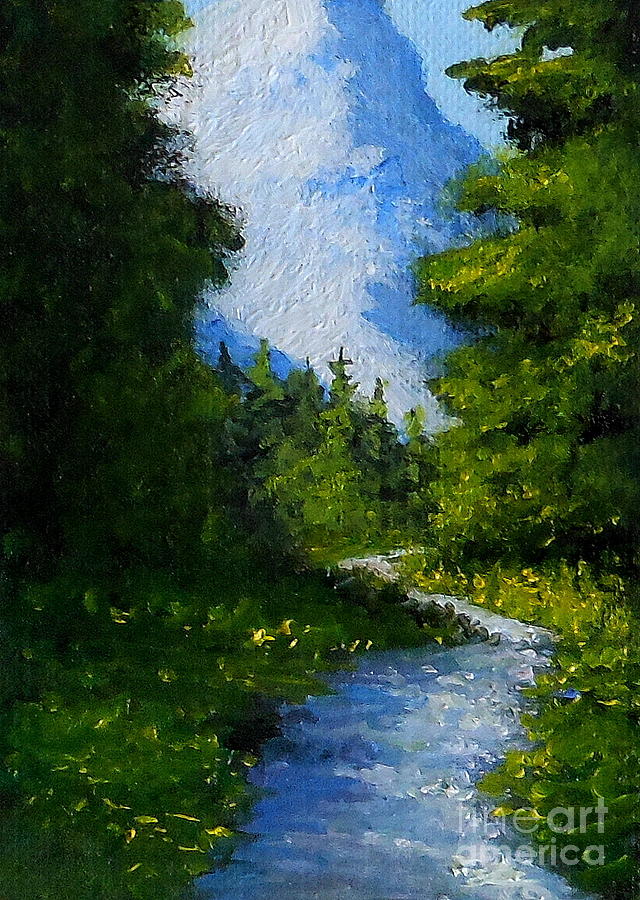 Mountain Path Painting by Fred Wilson