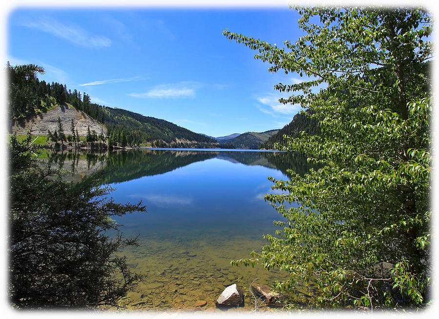 Mountain Reflection Photograph by Steve McKinzie