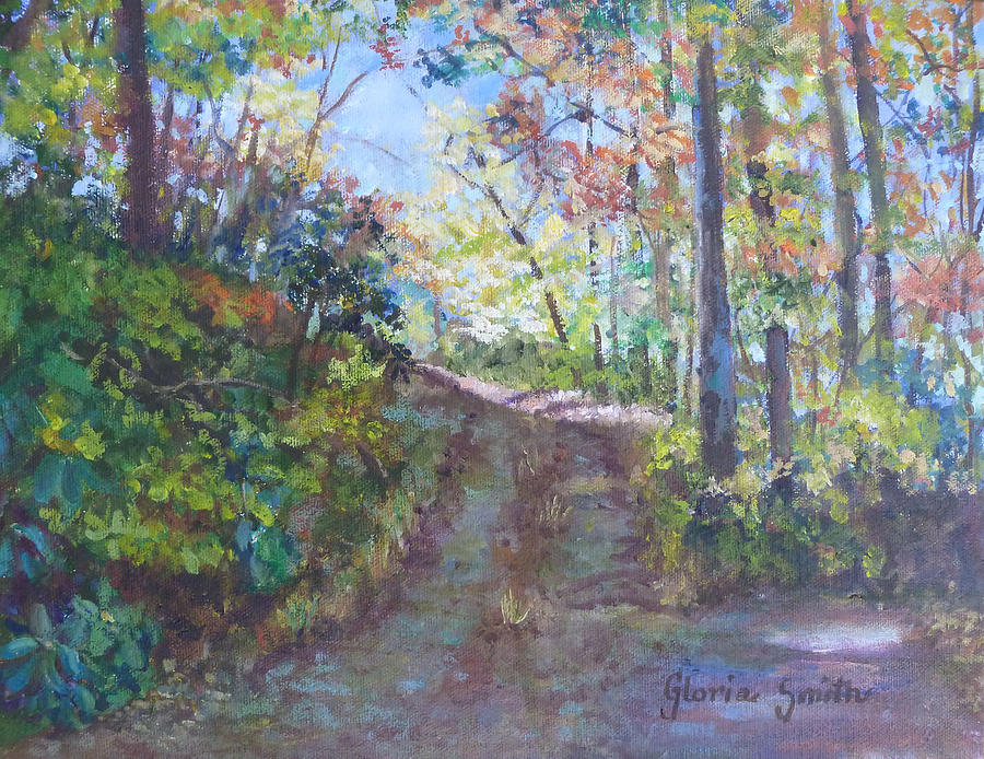 Mountain Road Painting by Gloria Smith
