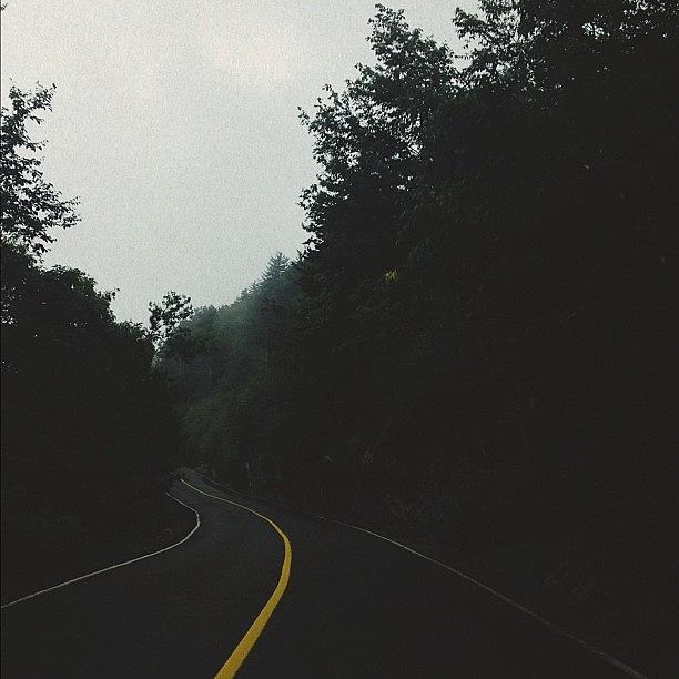 Vscocam Photograph - Mountain Roads Make Me Want An Audi A7 by Brett Arthur