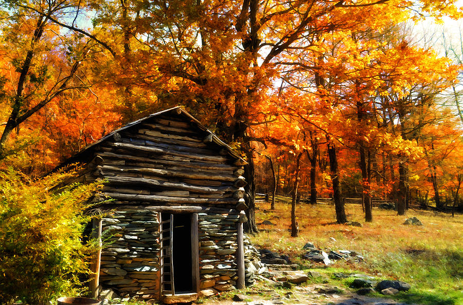 Mountain Top Cabin Photograph By Kathy Jennings