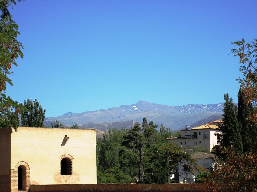 Mountain View from Alhambra Granada Spain Photograph by John Shiron
