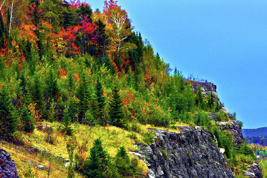Mountain View In Fall Photograph by Burney Lieberman