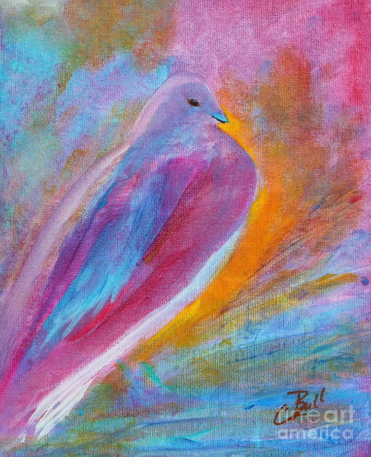 Mourning Dove Painting by Claire Bull