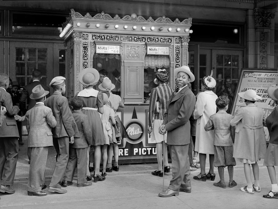 Movie Theater Showing The Philadelphia Photograph by Everett