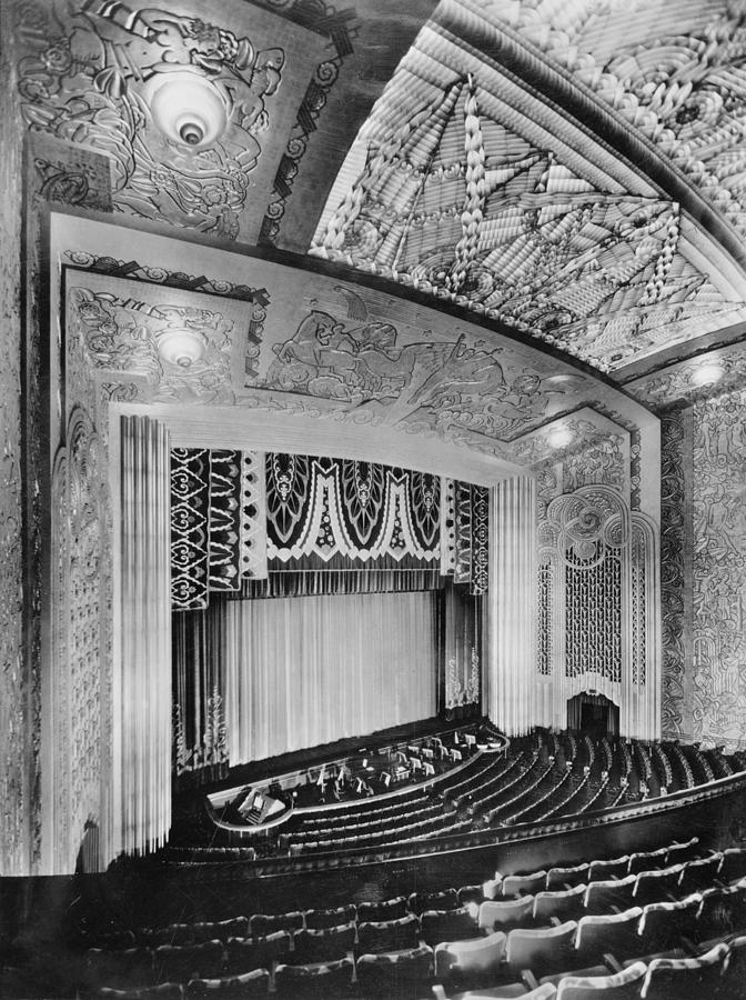 Movie Theaters, The Paramount Theatre Photograph by Everett - Fine Art ...