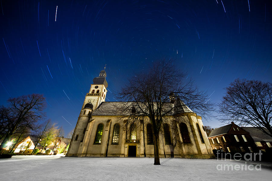 Architecture Photograph - Moving World - Sankt Vitus Church by Thomas Splietker
