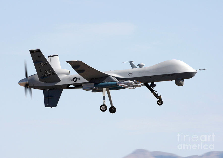 Mq-9 Reaper Photograph by Photo Researchers
