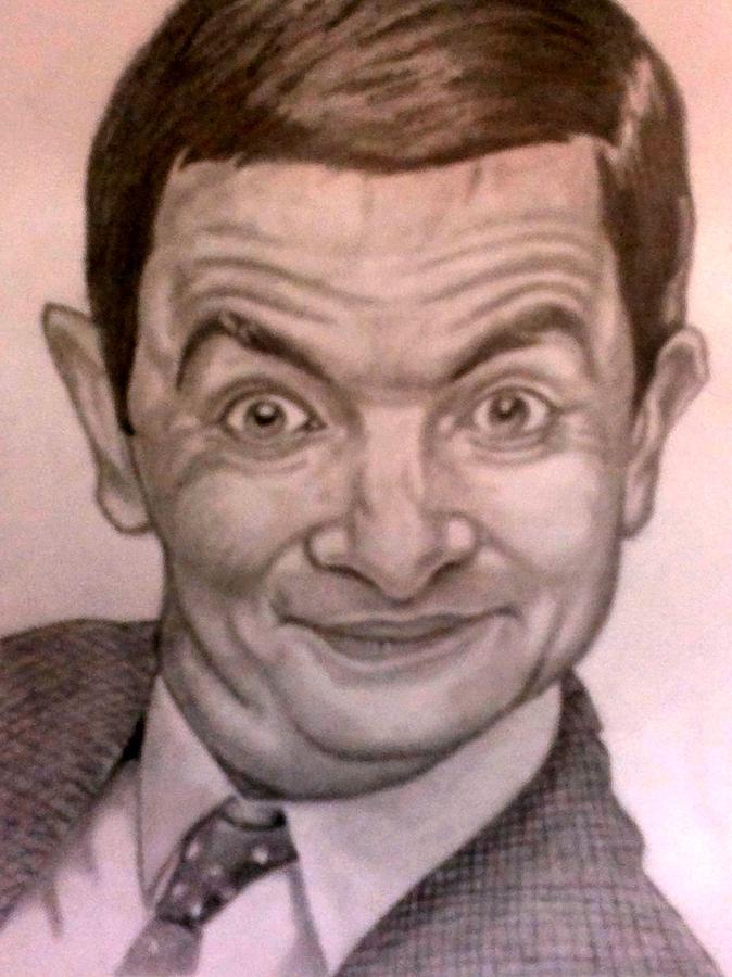 Mr Bean Drawing by Mohammed Reeyaz