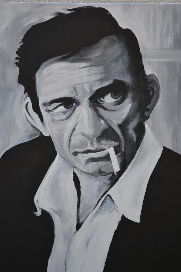 Mr. Cash Painting by Amy Jones-Walker - Fine Art America