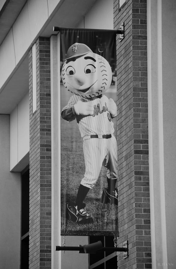 MR MET in BLACK AND WHITE Photograph by Rob Hans