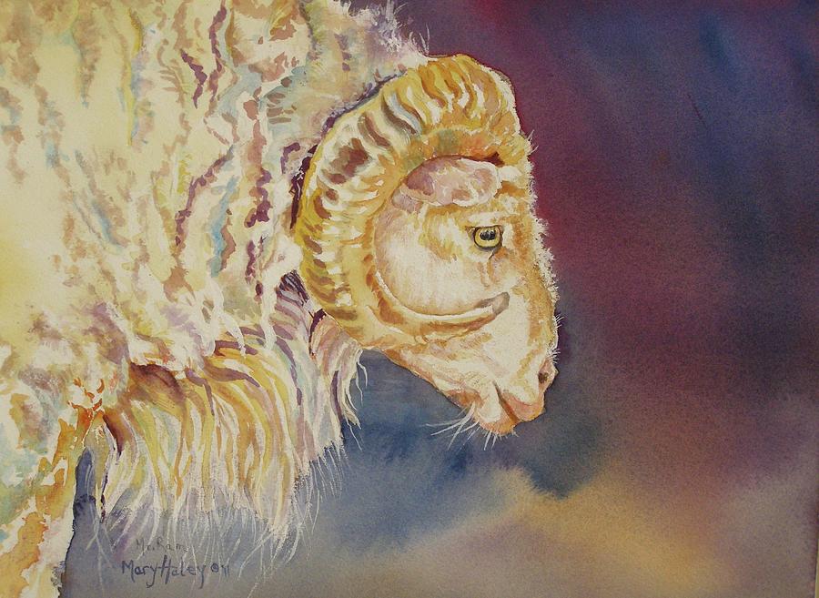 Nature Painting - Mr. Ram by Mary Haley-Rocks