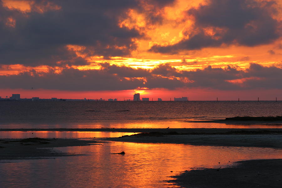 MS Gulf Coast Sunrise Photograph by Brian Wright