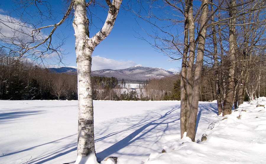 Seasons Photograph - Mt. Chocorua Winter Horizontal by Larry Landolfi