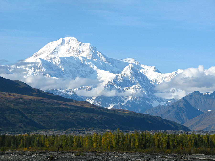 Denali National Park Photograph - Mt McKinley Alaska  by Sam Amato