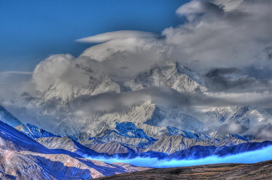 Mt McKinley from Denali National Park Photograph by Bruce Friedman