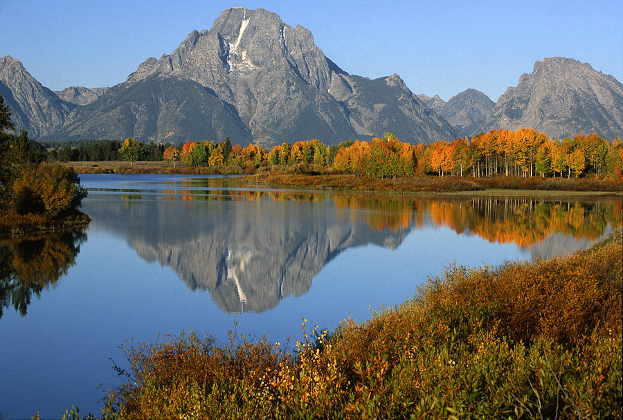 Mt. Moran Reflection Photograph by Sandra Bronstein | Fine Art America