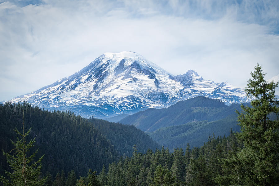 Mt. Rainier Photograph by Steve Isaacs - Fine Art America