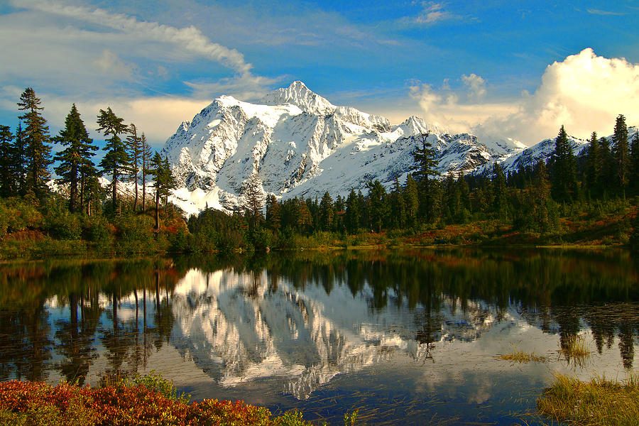 Mt Shuksan Photograph - Mt Shuksan Fine Art Print